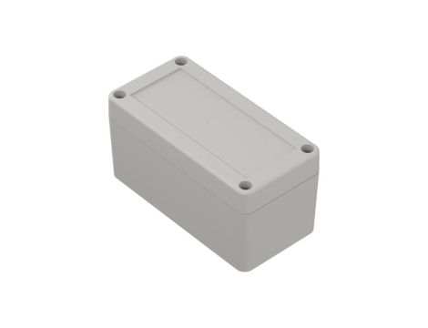 ZP120.60.60J TM PC - Obudowa plastikowa ZP120.60.60 jasna z tulejkami mosiężnymi PC