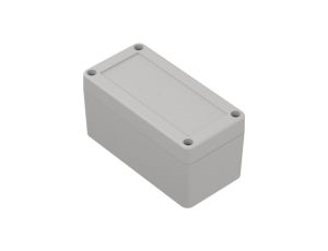 ZP120.60.60JpH TM ABS-PC - Obudowa hermetyczna ZP120.60.60 jasny dół - bezbarwna góra z uszczelką i tulejkami mosiężnymi ABS-PC