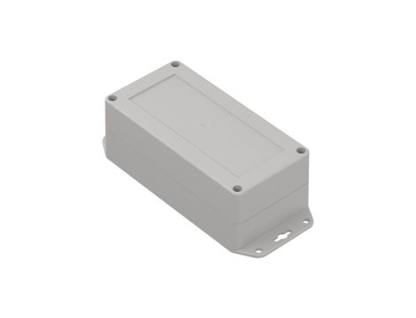 ZP160.80.60UJH TM PC - Obudowa hermetyczna ZP160.80.60 jasna z uszami z uszczelką i tulejkami mosiężnymi PC