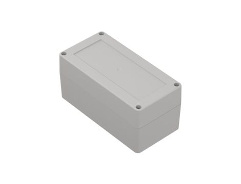 ZP160.80.75J TM ABS - Obudowa plastikowa ZP160.80.75 jasna z tulejkami mosiężnymi ABS