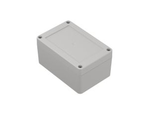 ZP120.80.60SJ-IP67 TM PC - Obudowa hermetyczna ZP120.80.60 jasna z uszczelką zalewaną i tulejkami mosiężnymi PC