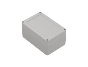 ZP150.100.75JpH TM PC - Obudowa hermetyczna ZP150.100.75 jasny dół - bezbarwna góra z uszczelką i tulejkami mosiężnymi PC