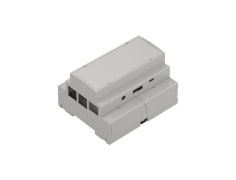 IOT.ZD1006 Pi3J ABS V0 - Obudowa modułowa na szynę iot.ZD1006 pi3 jasna ABS V0
