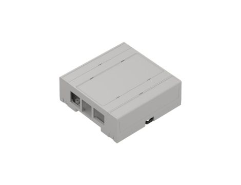 IOT.ZD3005 Pi5J ABS V0 - Obudowa modułowa na szynę iot.ZD3005 pi5 jasna ABS V0