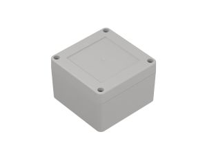 ZP90.90.60JH TM PC - Obudowa hermetyczna ZP90.90.60 jasna z uszczelką i tulejkami mosiężnymi PC