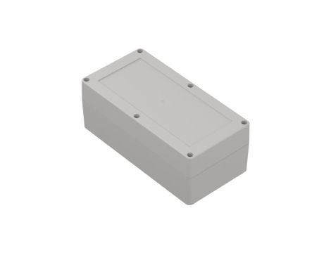 ZP200.100.75J TM PC - Obudowa plastikowa ZP200.100.75 jasna z uszami i z tulejkami mosiężnymi PC