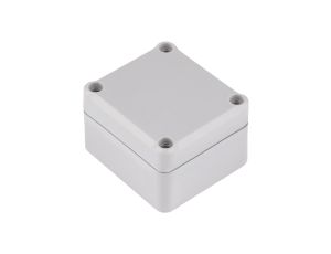 Z117SJ-IP67 TM ABS - Obudowa hermetyczna Z117 jasna z uszczelką zalewaną i tulejkami mosiężnymi ABS