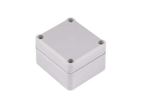 Z117SJ-IP67 TM ABS - Obudowa hermetyczna Z117 jasna z uszczelką zalewaną i tulejkami mosiężnymi ABS