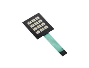 STD 34-07.OP - Klawiatura STD 3x4-7 pinowa czarna z opi