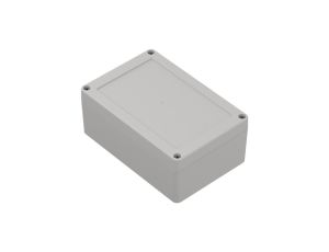 ZP150.100.60SJ-IP67 TM ABS - Obudowa hermetyczna ZP150.100.60 jasna z uszczelką zalewaną i tulejkami mosiężnymi ABS