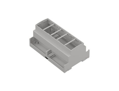 ZD1008J ABS V0 - Obudowa modułowa na szynę ZD1008 jasna ABS V0