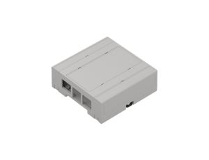 IOT.ZD3005 Pi4J ABS V0 - Obudowa modułowa na szynę iot.ZD3005 pi4 jasna ABS V0