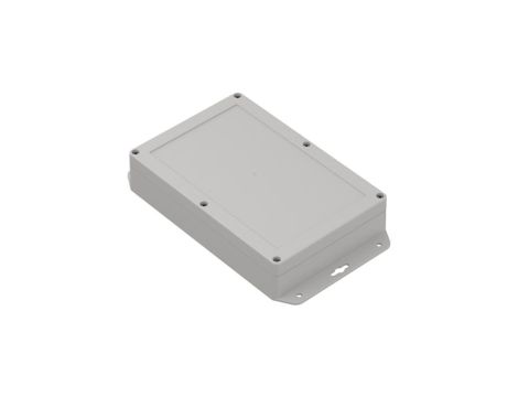 ZP210.140.45SUJp-IP67 TM ABS-PC - Obudowa hermetyczna ZP210.140.45 jasny dół z uszami - bezbarwna góra z uszczelką zalewaną i tu