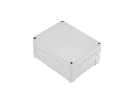 ZP240.190.105SJp-IP67 TM PC - Obudowa hermetyczna ZP240.190.105 jasny dół - bezbarwna góra z uszczelką zalewaną i tulejkami mosi