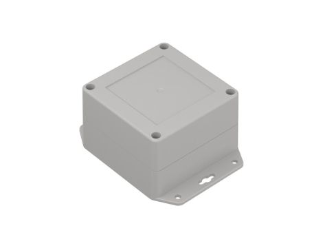 ZP90.90.60UJ TM ABS - Obudowa plastikowa ZP90.90.60 jasna z uszami i z tulejkami mosiężnymi ABS