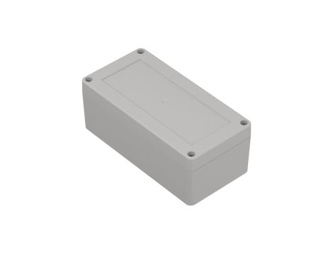 ZP160.80.60SJp-IP67 TM ABS-PC - Obudowa hermetyczna ZP160.80.60 jasny dół - bezbarwna góra z uszczelką zalewaną i tulejkami mosi