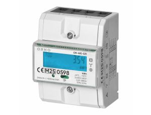 ORNO 3-fazowy licznik energii elektrycznej, 80A, MID, 3 moduły, DIN TH-35mm