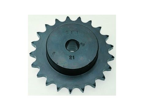 Koło łańcuchowe drabinkowe, 27 zębów, 08B-1, Pilot, śr otworu: 14mm, śr toczna: 109.4mm, Stal