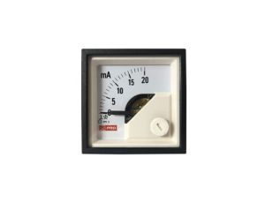 Amperomierz analogowy panelowy 20 (Input)mA DC -10C do +65C RS PRO