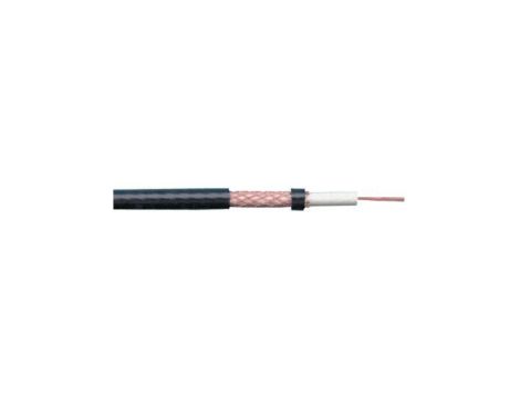 Kabel koncentryczny, 200m, URM202, Polichlorek winylu PVC, Czarny Bez zakończenia Bez zakończenia 200m, RS PRO Bez