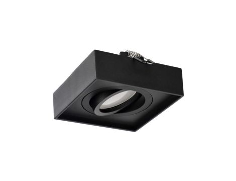 Punktowa oprawa sufitowa wpuszczana PALLAD 1 MINI Black IP20 kwadratowa czarna EDO777125 EDO