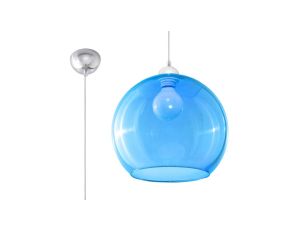 Lampa wisząca BALL błękitna