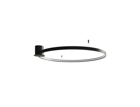 Plafon RIO 110 czarny LED 4000K