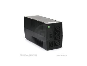 GT UPS POWERbox Tower 850VA/480W Line-Interactive 4xIEC C13 12V-9Ah LCD