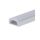 Profil LED MICRO 1m MLECZNA ANODOWANY CZARNY COM MICRO-MLC-1M-A-CZ
