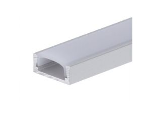 Profil led MICRO 2m anodowany z osłoną mleczną KA-COM Kluś