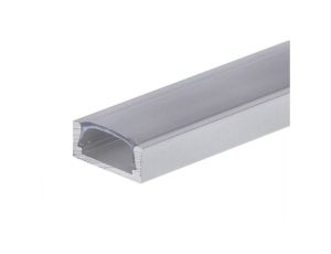 Profil led MICRO 2m anodowany z osłoną przeźroczystą KA-COM Kluś