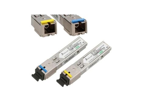 Moduł SFP (mini-GBIC) jednomodowy SM SC duplex TX=1310nm 3km 1,25Gbit/s (dedykowane do HP / Aruba) Extralink komplet=2 szt