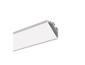 Profil led KOPRO-P 1m anodowany z osłoną mleczną Kluś