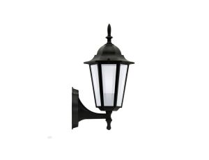 Kinkiet Ogrodowy Lampa Elewacyjna LIGURIA-LT Góra 1xE27 Czarna - GOLDLUX