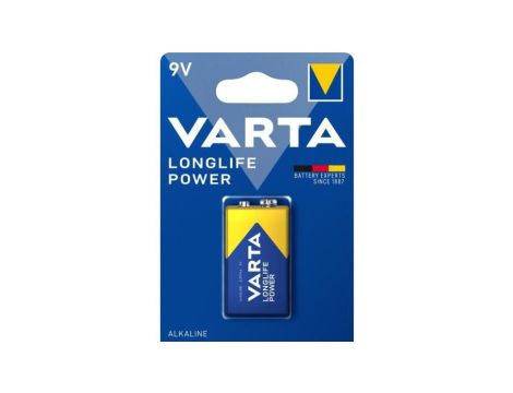 bateria alkaliczna Varta Longlife Power 6LR61/9V 4922 (High Energy)