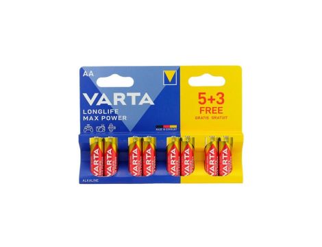 8 x baterie AA / LR6 Varta Max Power 4706 (Max Tech)