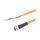 Kabel połączeniowy gniazdo proste M8 4 pin 4x0.25mm PUR 2m fi5mm 30V -40-90stC IP67 VK20R375