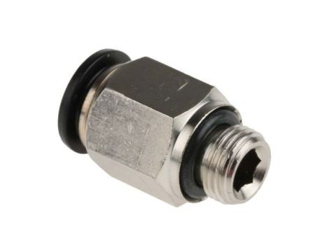 Adapter gwintowany prosty gwint – rura, 20 barów