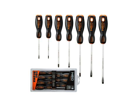 Zestaw wkrętaków płakich i krzyżowych 04-206 /7szt./