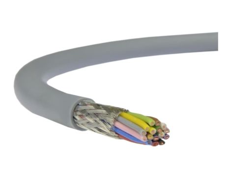 Przewód sterowniczy w ekranie LIYCY 300/300V 16x0,14 szary linka Technokabel /100m/