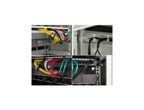 Patchcord S/FTP kat.6A PiMF kabel sieciowy LAN 2x RJ45 linka PoE czarny 5m