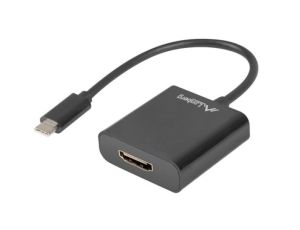 Adapter USB-C 3.1 - HDMI (DisplayPort ALT mode) na kablu 15cm czarny LANBERG