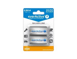 Akumulator Ni-MH R14 C 3500mAh 1,2V R2U Silver Line (2szt.)