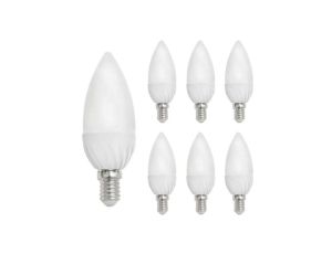 Żarówka LED E14 230V 6W świecowa 540lm neutralna komplet 6szt 75.0303