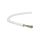 Kabel silikonowy SIF 180C 300/500V 2,5 ciepłoodporny LSOH biały linka BSG /100m/