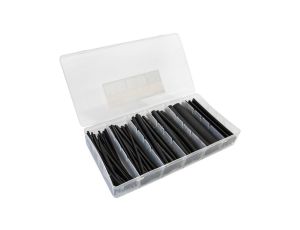 Zestaw rurek termokurczliwych 100 sztuk czarne