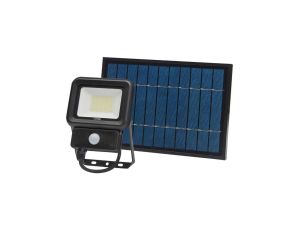 Naświetlacz Solarny LED Lampa 20W 6500K Zimna 1400lm IP65 Czujnik Ruchu Kobi