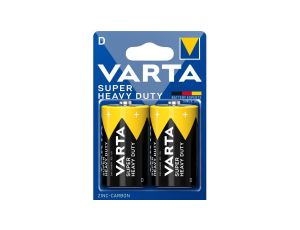 Bateria cynkowo-węglowa R20 D 1,5V VARTA Super Heavy Duty BLISTER 2szt.