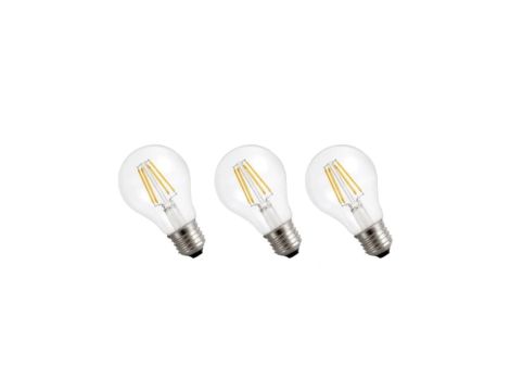 Żarówka LED E27 7W 770lm COG ciepła 3-pack