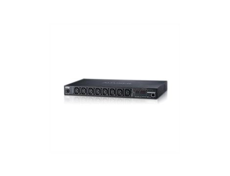 ATEN PE8208G PDU 8 portów, 1HE, 7xC13 + 1xC19, 16A, pomiar pojedynczego portu